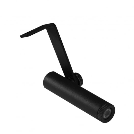 MINI SPOT ANGLE 2700K PRETO Ø15X5,5CM ASSINADO POR WALDIR JUNIOR | ROMALUX 80208 MINI SPOT ANGLE 2700K PRETO Ø15X5,5CM ASSINADO POR WALDIR JUNIOR | ROMALUX 80208