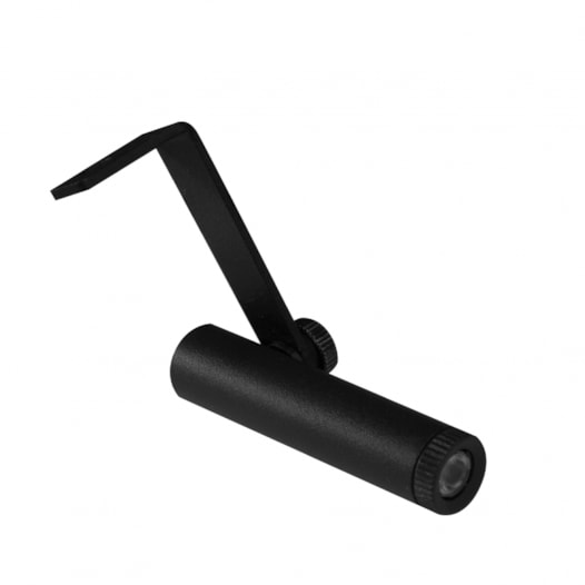 MINI SPOT ANGLE 2700K PRETO Ø15X5,5CM ASSINADO POR WALDIR JUNIOR | ROMALUX 80212 MINI SPOT ANGLE 2700K PRETO Ø15X5,5CM ASSINADO POR WALDIR JUNIOR | ROMALUX 80212