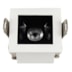 MINI SPOT FOCCO BRANCO E PRETO 4000K 3W 4,5X4,5X3,3CM | GAYA 7283