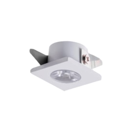 MINI SPOT LED ELYSA QDR 1W 3000K BRANCO | NORDECOR 6000 MINI SPOT LED ELYSA QDR 1W 3000K BRANCO | NORDECOR 6000