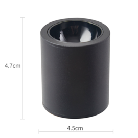 MINI SPOT LED KLOR GR REDONDO 24° 5W 3000K PRETO | NORDECOR 6592