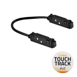 MÓDULO CONDUTOR CURVA TOUCH TRACK 48V POLICARBONBATO PRETO | +LUZ MCC-152