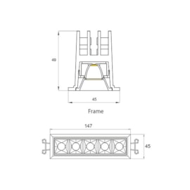 MÓDULO DE EMBUTIR P/ PERFIL LED VENEZA FRAME BIVOLT 10W ALUMÍNIO BRANCO | MISTERLED SLED9070 MÓDULO DE EMBUTIR P/ PERFIL LED VENEZA FRAME BIVOLT 10W ALUMÍNIO BRANCO | MISTERLED SLED9070