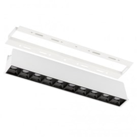 MÓDULO DE EMBUTIR P/ PERFIL LED VENEZA NO FRAME 20W ALUMÍNIO BRANCO | MISTERLED SLED9073