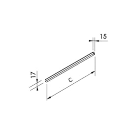 MODULO LUMINARIA FIT15 LED 17,6W 220V 2700K 1010X15X17MM | NEWLINE MO15003LED2/27