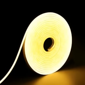 NEONFLEX SILICONE + PVC 6x12mm TYPE 12V 8W/M BRANCO QUENTE | ALPERTONE 1502