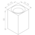 OVERLED 1,5W BRANCO BIVOLT 46° 3000K | DIRECT LIGHT 2032