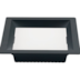 PAINEL LED EMBUTIR KAIS 3000K 12W 17CM PRETO | NORDECOR 4197