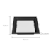 PAINEL LED EMBUTIR KAIS 4000K 12W 17CM PRETO | NORDECOR 4199