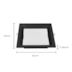 PAINEL LED EMBUTIR KAIS 4000K 18W 22CM PRETO | NORDECOR 4212