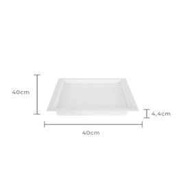 PAINEL LED KAIS EMBUTIR 36W 3000K BRANCO | NORDECOR 4261