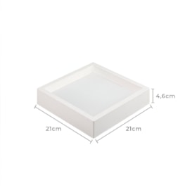 PAINEL LED RECUADO DE SOBREPOR 18W 4000K KAIS BRANCO | NORDECOR 4247 PAINEL LED RECUADO DE SOBREPOR 18W 4000K KAIS BRANCO | NORDECOR 4247