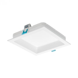 PAINEL LUMINÁRIA DE EMBUTIR LED DEEP RECUADO QUADRADO 5000K 12W BIVOLT 16,7X16,7CM POLICARBONATO BRANCO | STELLA STH8902 PAINEL LUMINÁRIA DE EMBUTIR LED DEEP RECUADO QUADRADO 5000K 12W BIVOLT 16,7X16,7CM POLICARBONATO BRANCO | STELLA STH8902
