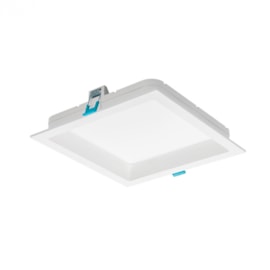 PAINEL LUMINÁRIA DE EMBUTIR LED DEEP RECUADO QUADRADO 5000K 17W BIVOLT 20,2X20,2X4,3CM POLICARBONATO BRANCO | STELLA STH PAINEL LUMINÁRIA DE EMBUTIR LED DEEP RECUADO QUADRADO 5000K 17W BIVOLT 20,2X20,2X4,3CM POLICARBONATO BRANCO | STELLA STH