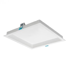PAINEL LUMINÁRIA DE EMBUTIR LED DEEP RECUADO QUADRADO 5000K 22W BIVOLT 26,2X26,2CM POLICARBONATO BRANCO | STELLA STH8904 PAINEL LUMINÁRIA DE EMBUTIR LED DEEP RECUADO QUADRADO 5000K 22W BIVOLT 26,2X26,2CM POLICARBONATO BRANCO | STELLA STH8904