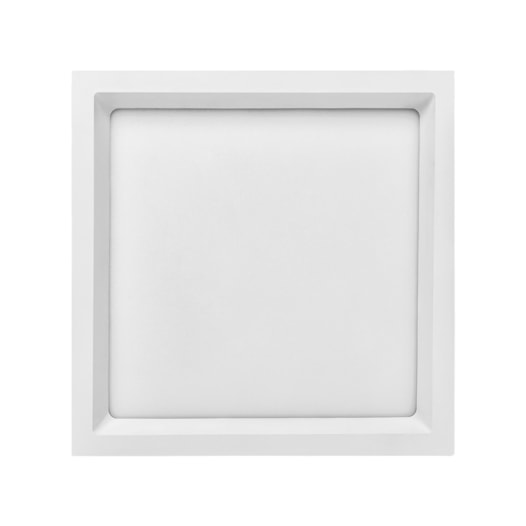PAINEL LUMINÁRIA DE EMBUTIR LED DEEP RECUADO QUADRADO 5000K 28W BIVOLT 34,8X34,8X4,6CM POLICARBONATO BRANCO | STELLA STH PAINEL LUMINÁRIA DE EMBUTIR LED DEEP RECUADO QUADRADO 5000K 28W BIVOLT 34,8X34,8X4,6CM POLICARBONATO BRANCO | STELLA STH
