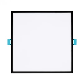 PAINEL LUMINÁRIA DE EMBUTIR LED EDGE PRETO 14W 3000K | STELLA STL22952PTO/30 PAINEL LUMINÁRIA DE EMBUTIR LED EDGE PRETO 14W 3000K | STELLA STL22952PTO/30