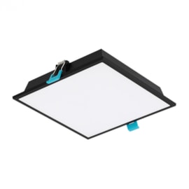 PAINEL LUMINÁRIA DE EMBUTIR LED EDGE PRETO 8W 3000K | STELLA STL22951PTO/30 PAINEL LUMINÁRIA DE EMBUTIR LED EDGE PRETO 8W 3000K | STELLA STL22951PTO/30