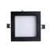 PAINEL LUMINÁRIA DE EMBUTIR LED RECUADO 3000K 12W BIVOLT 12X12X4,5CM PRETO | NORDECOR 4094 PAINEL LUMINÁRIA DE EMBUTIR LED RECUADO 3000K 12W BIVOLT 12X12X4,5CM PRETO | NORDECOR 4094