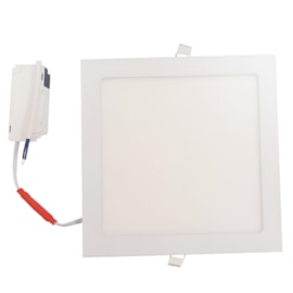 PAINEL LUMINÁRIA DE EMBUTIR LED SMART QUADRADO 6000K 18W BIVOLT 21,9X21,9X8CM BRANCO | GAYA 9851