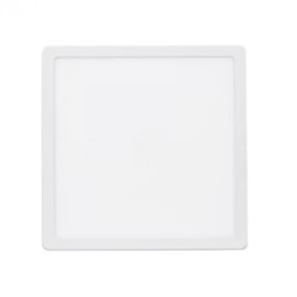 PAINEL LUMINÁRIA DE EMBUTIR LED SMART QUADRADO 6000K 24W BIVOLT 30X30X7CM BRANCO | GAYA 9855