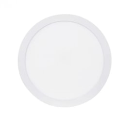 PAINEL LUMINÁRIA DE EMBUTIR LED SMART REDONDO 6000K 18W BIVOLT Ø22X0,5CM BRANCO | GAYA 9850 PAINEL LUMINÁRIA DE EMBUTIR LED SMART REDONDO 6000K 18W BIVOLT Ø22X0,5CM BRANCO | GAYA 9850