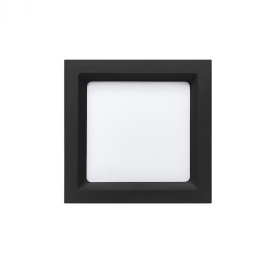 PAINEL/LUMINÁRIA DE EMBUTIR RECUADO DEEP 12W PRETO 3000K | STELLA STH8902PTO/30 PAINEL/LUMINÁRIA DE EMBUTIR RECUADO DEEP 12W PRETO 3000K | STELLA STH8902PTO/30