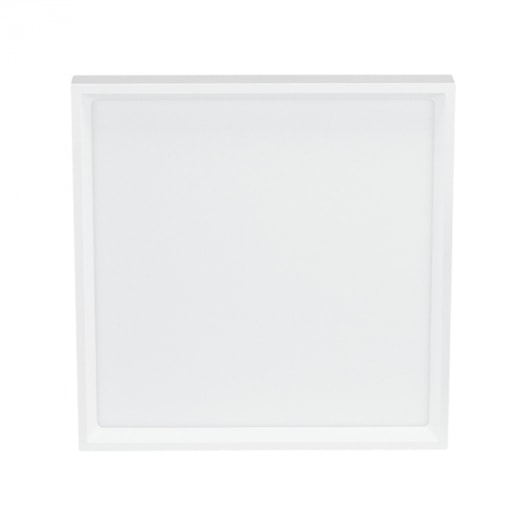 PAINEL LUMINÁRIA DE SOBREPOR LED DEEP RECUADO QUADRADO 4000K 28W BIVOLT 35X35CM POLICARBONATO BRANCO | STELLA STL23905BR