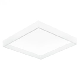 PAINEL LUMINÁRIA DE SOBREPOR LED DEEP RECUADO QUADRADO 4000K 28W BIVOLT 35X35CM POLICARBONATO BRANCO | STELLA STL23905BR