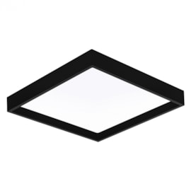 PAINEL LUMINÁRIA DE SOBREPOR LED DEEP RECUADO QUADRADO 4000K 28W BIVOLT 35X35CM POLICARBONATO PRETO | STELLA STL23905PTO PAINEL LUMINÁRIA DE SOBREPOR LED DEEP RECUADO QUADRADO 4000K 28W BIVOLT 35X35CM POLICARBONATO PRETO | STELLA STL23905PTO