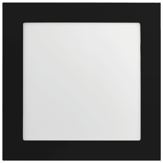 PAINEL/LUMINÁRIA EMBUTIR 12X12CM 6W JET BLACK BIVOLT 3000K | SAVEENERGY SE-240.1992