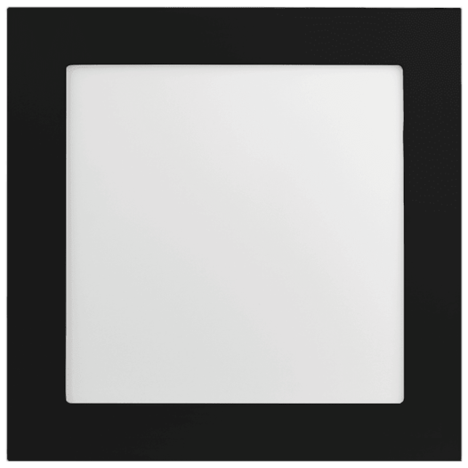 PAINEL/LUMINÁRIA EMBUTIR 12X12CM 6W JET BLACK BIVOLT 4000K | SAVEENERGY SE-240.1993