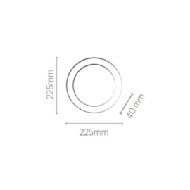 PAINEL/LUMINÁRIA EMBUTIR RECUADA 22,5X22,5CM 18W BIVOLT 5700K | SAVEENERGY SE-240.1745 PAINEL/LUMINÁRIA EMBUTIR RECUADA 22,5X22,5CM 18W BIVOLT 5700K | SAVEENERGY SE-240.1745