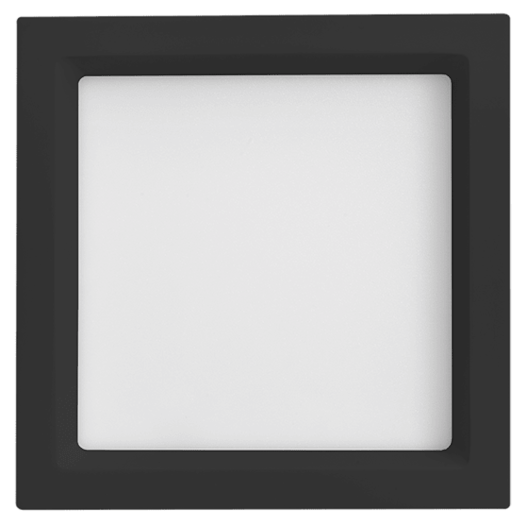 PAINEL/LUMINÁRIA EMBUTIR RECUADA 40X40CM 36W JET BLACK BIVOLT 4000K | SAVEENERGY SE-240.1670