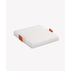 PAINEL LUMINÁRIA SEMI EMBUTIDO LED QUADRADO 3000K 22W BIVOLT 17X17X2CM POLICARBONATO BRANCO | OPUS LED OPS 31460 PAINEL LUMINÁRIA SEMI EMBUTIDO LED QUADRADO 3000K 22W BIVOLT 17X17X2CM POLICARBONATO BRANCO | OPUS LED OPS 31460