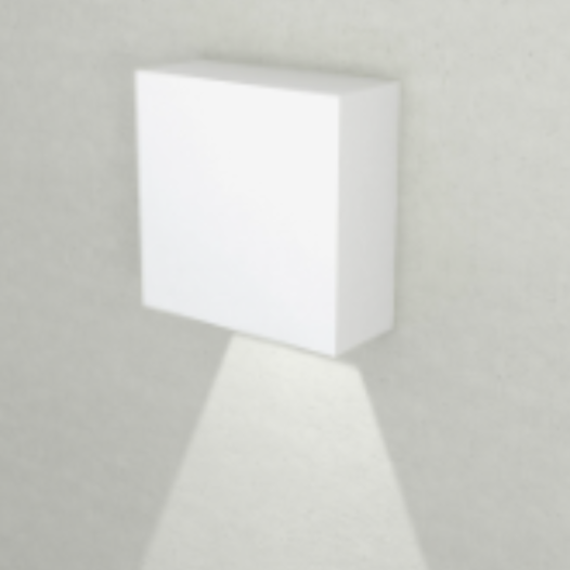 PAREDE SOBREPOR 1X HALOPIN 4X10X10CM ALUMÍNIO BRANCO | DIMLUX 29/1 PAREDE SOBREPOR 1X HALOPIN 4X10X10CM ALUMÍNIO BRANCO | DIMLUX 29/1