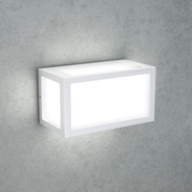 PAREDE SOBREPOR DIFUSOR 1X E27 60W 10,5X21X10,5CM ALUMÍNIO E VIDRO | DIMLUX 129