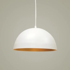 PENDENTE 1/2 BOLA Ø80CM PINTURA AÇO/ALUMÍNIO | GOLDEN-ART T948-80PI PENDENTE 1/2 BOLA Ø80CM PINTURA AÇO/ALUMÍNIO | GOLDEN-ART T948-80PI
