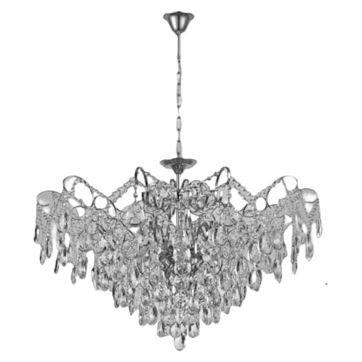 PENDENTE 100x100CM 60W E14X12, METAL+CRISTAL CROMADO | SINDORA DCD00471 PENDENTE 100x100CM 60W E14X12, METAL+CRISTAL CROMADO | SINDORA DCD00471