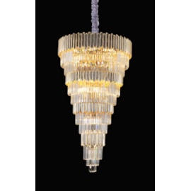 PENDENTE 100X180CM E14X57, METAL+CRISTAL DOURADO | SINDORA DCD00253 PENDENTE 100X180CM E14X57, METAL+CRISTAL DOURADO | SINDORA DCD00253