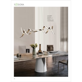 PENDENTE 105×22×120CM 50W 3000K 5000LM METAL+SILICONE DOURADO | SINDORA DCD015044 PENDENTE 105×22×120CM 50W 3000K 5000LM METAL+SILICONE DOURADO | SINDORA DCD015044