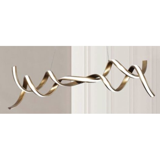 PENDENTE 105×22×120CM 50W 3000K 5000LM METAL+SILICONE DOURADO | SINDORA DCD015044 PENDENTE 105×22×120CM 50W 3000K 5000LM METAL+SILICONE DOURADO | SINDORA DCD015044
