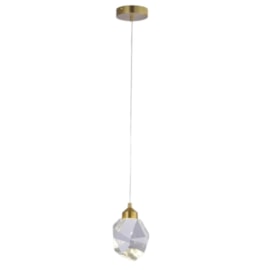 PENDENTE 10CM 5W 3000K BIVOLT METAL+CRISTAL ROSE | SINDORA DCD02121 PENDENTE 10CM 5W 3000K BIVOLT METAL+CRISTAL ROSE | SINDORA DCD02121