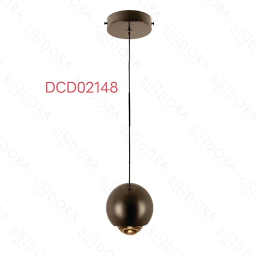 PENDENTE 10CM 7W 3000K 7000LM BIVOLT METAL+VIDRO PRETO | SINDORA DCD02148 PENDENTE 10CM 7W 3000K 7000LM BIVOLT METAL+VIDRO PRETO | SINDORA DCD02148