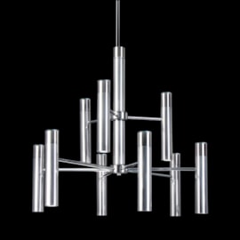 PENDENTE 12 BRAÇOS 24XMINI GU 78X73CM METAL | OLD ARTISAN PD-4950/12 PENDENTE 12 BRAÇOS 24XMINI GU 78X73CM METAL | OLD ARTISAN PD-4950/12