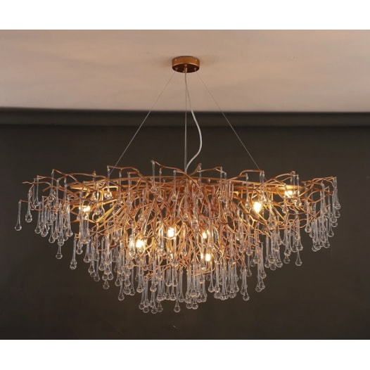 PENDENTE 120×50×50CM G9×12, METAL+CRISTAL | SINDORA DCD01709 PENDENTE 120×50×50CM G9×12, METAL+CRISTAL | SINDORA DCD01709