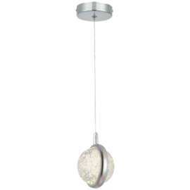 PENDENTE 12CM 7W 3000K BIVOLT METAL+CRISTAL CROMADO | SINDORA DCD02161 PENDENTE 12CM 7W 3000K BIVOLT METAL+CRISTAL CROMADO | SINDORA DCD02161