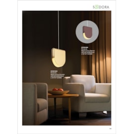 PENDENTE 15×4.5×120CM 6W 3000K BIVOLT METAL+ACRILICO DOURADO | SINDORA DCD01603 PENDENTE 15×4.5×120CM 6W 3000K BIVOLT METAL+ACRILICO DOURADO | SINDORA DCD01603