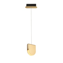PENDENTE 15×4.5×120CM 6W 3000K BIVOLT METAL+ACRILICO DOURADO | SINDORA DCD01603 PENDENTE 15×4.5×120CM 6W 3000K BIVOLT METAL+ACRILICO DOURADO | SINDORA DCD01603
