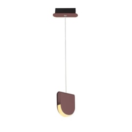 PENDENTE 15×4.5×120CM 6W 3000K BIVOLT METAL+ACRILICO MARROM | SINDORA DCD01604 PENDENTE 15×4.5×120CM 6W 3000K BIVOLT METAL+ACRILICO MARROM | SINDORA DCD01604